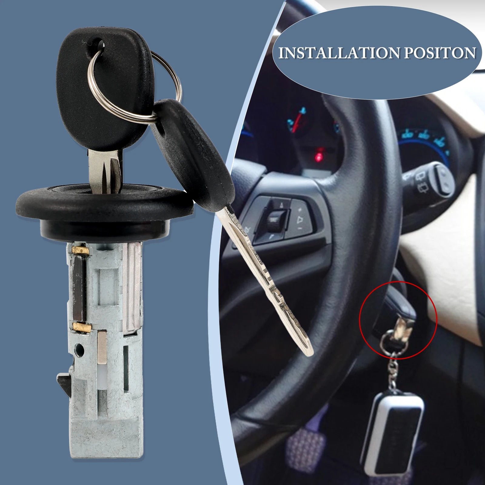 OE# 707835 Ignition Switch Lock Cylinder For Cadillac Chevrolet Avalanche Silverado Blazer S10 Suburban GMC Jimmy Sierra Tahoe