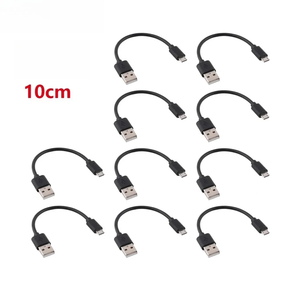 1/2/5/10Pcs TPE Micro USB Cable OD 3.8mm 10cm Length for Micro:bit Microbit Board