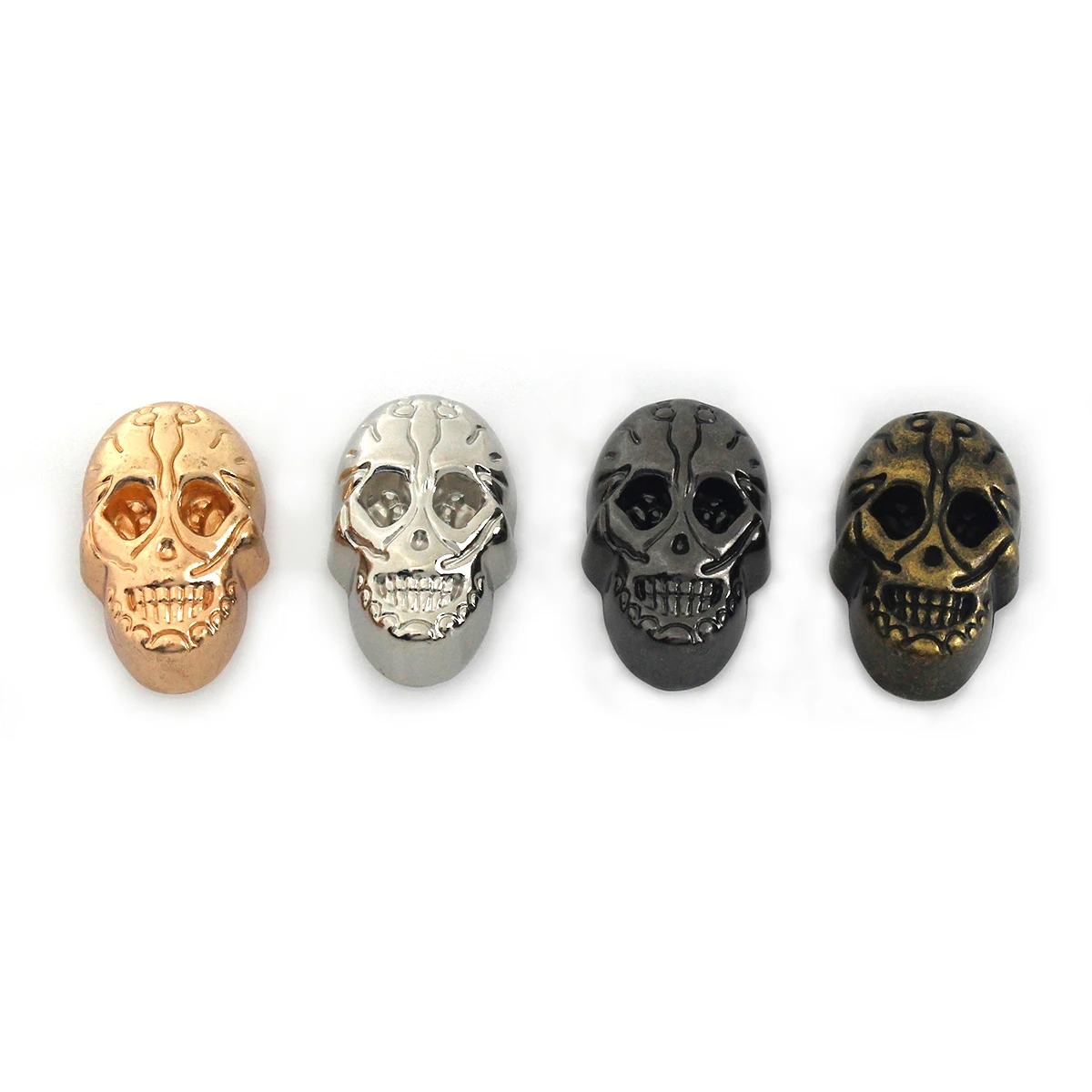 5pcs Metal Gothic Skull Ghost Rivets Screwback Conchos Punk Studs Leather Craft Bag Belt Garment Hat Shoes Decor DIY