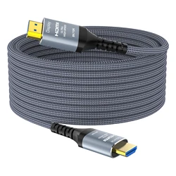 8K HDMI 2.1 Fiber Optic Cable 8K60Hz 4K120Hz HDMI Cable Dynamic HDR/eARC/HDCP 2.3 Compatible with LG Samsung Sony TV/PS5/Blu-ray