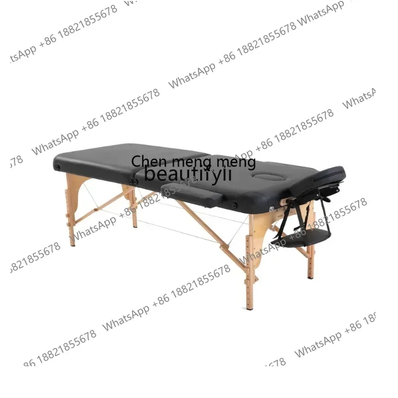 scn8617 Massage Foldable and Portable Multifunctional Moxibustion Physiotherapy Bed Massage Tattoo Tattoo Embroidery Facial Bed