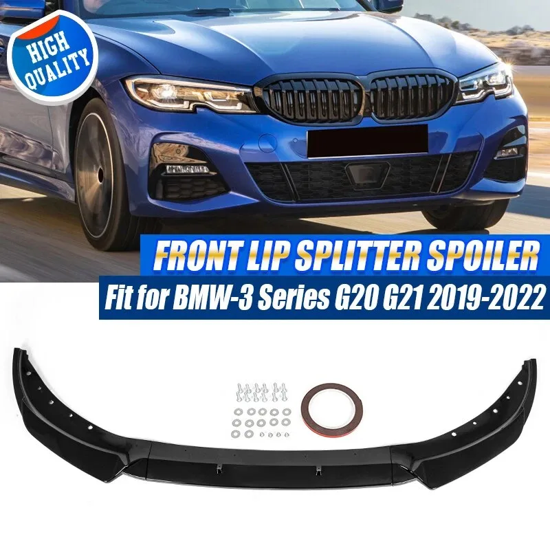 

Maxton Style Bumper Lip For BMW 3 Series G20 G21 320i 325i Pre-LCI 2019-2022 Front Bumper Spoiler Lips Diffuser Bodykit Tuning