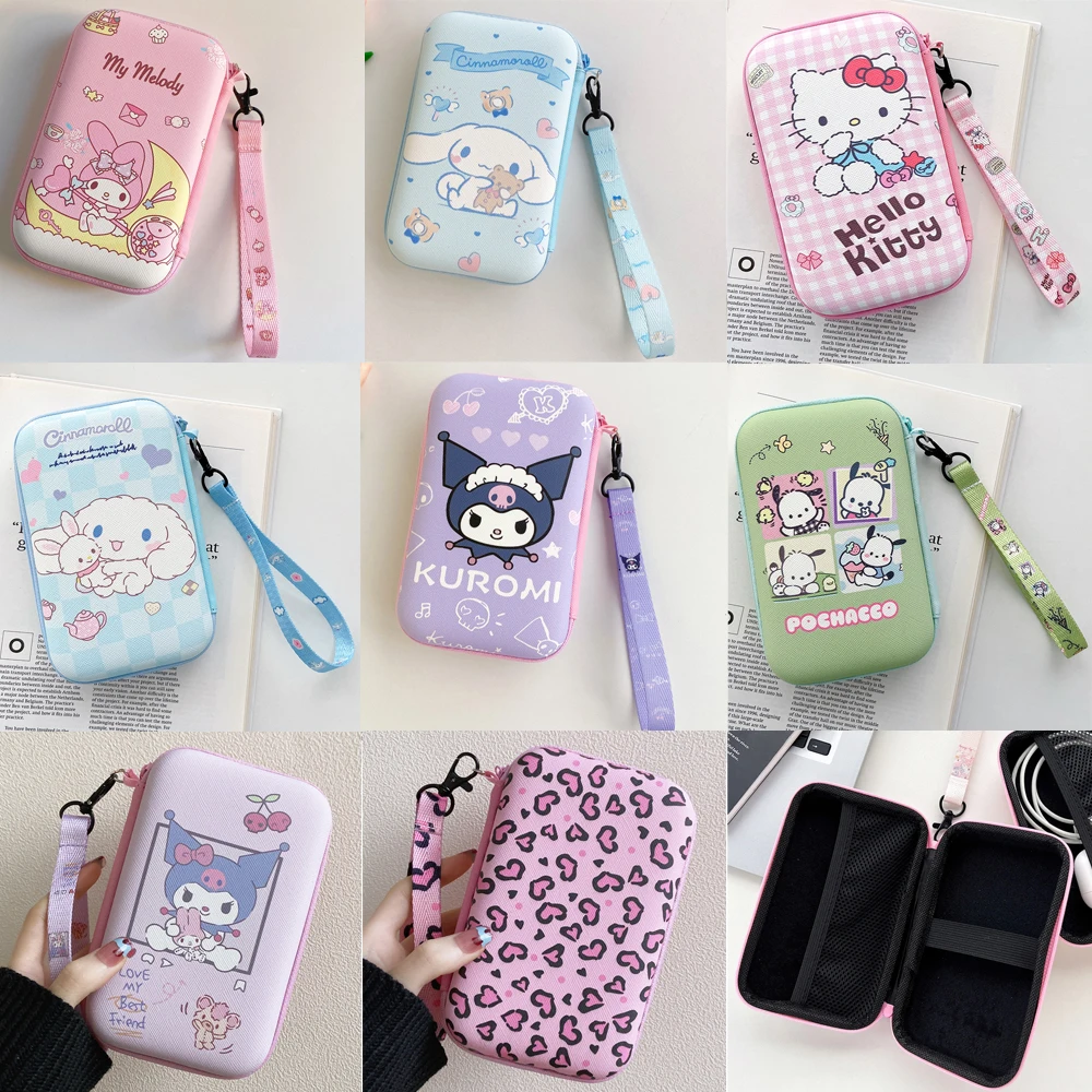 10X16.2cm Portable Hard Drive Bag For Earphone Cable Charger U Disk Organizer EVA Storage Box Portable Zipper Headphone Case