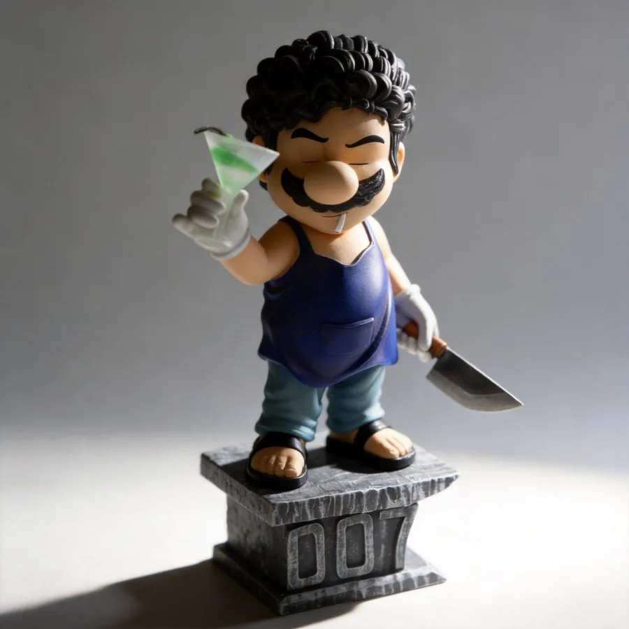 

Super Mario Mario (007 Ling Ling Qi Version) Anime Figure 18cm - Model | Collectible Figurine Toy for Fans ...