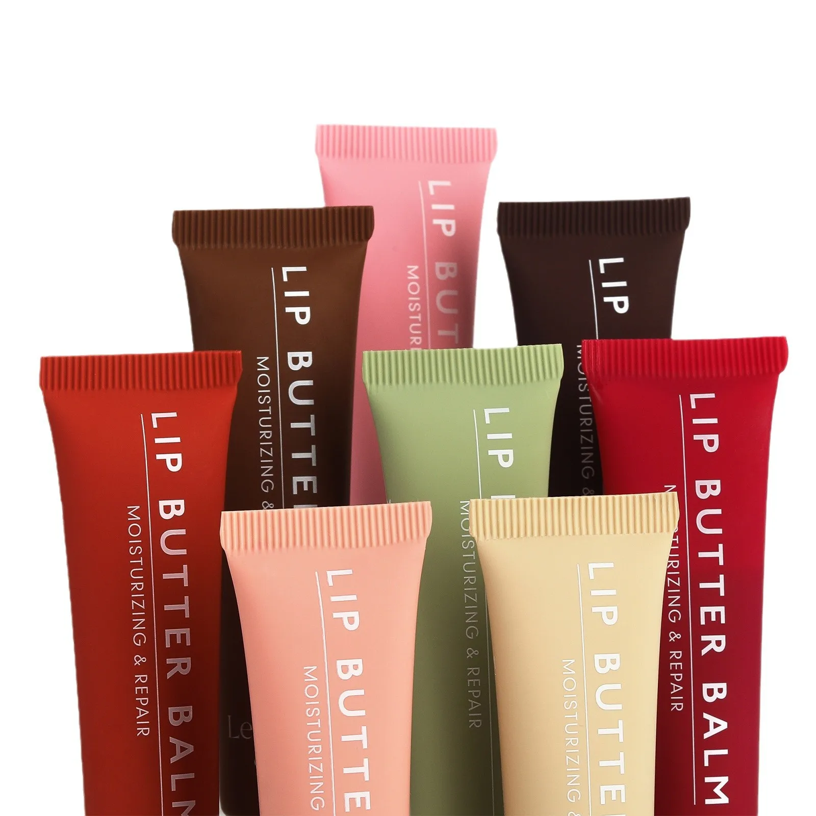 Buttery Lip Balm GLOSS 8 สี Shea Butter & Hyaluronic Acid Moisture LOCK Plumping Shine ไม่เหนียวเหนอะหนะ Tint สําหรับริมฝีปากแตก