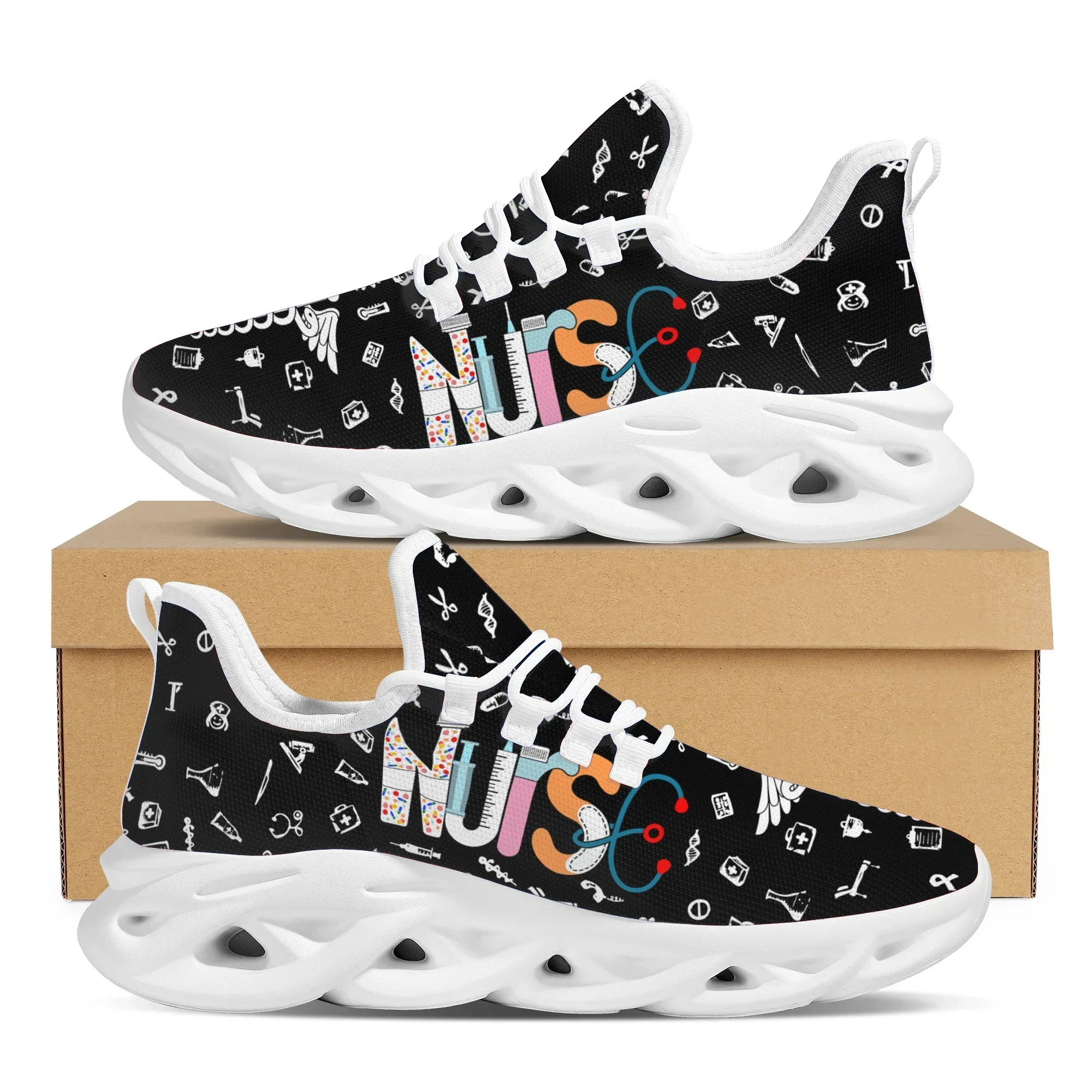 

Модные женские кроссовки на платформе со шнуровкой, удобные, для бега и занятий спортом, дизайн в стиле медицинской экипировки.