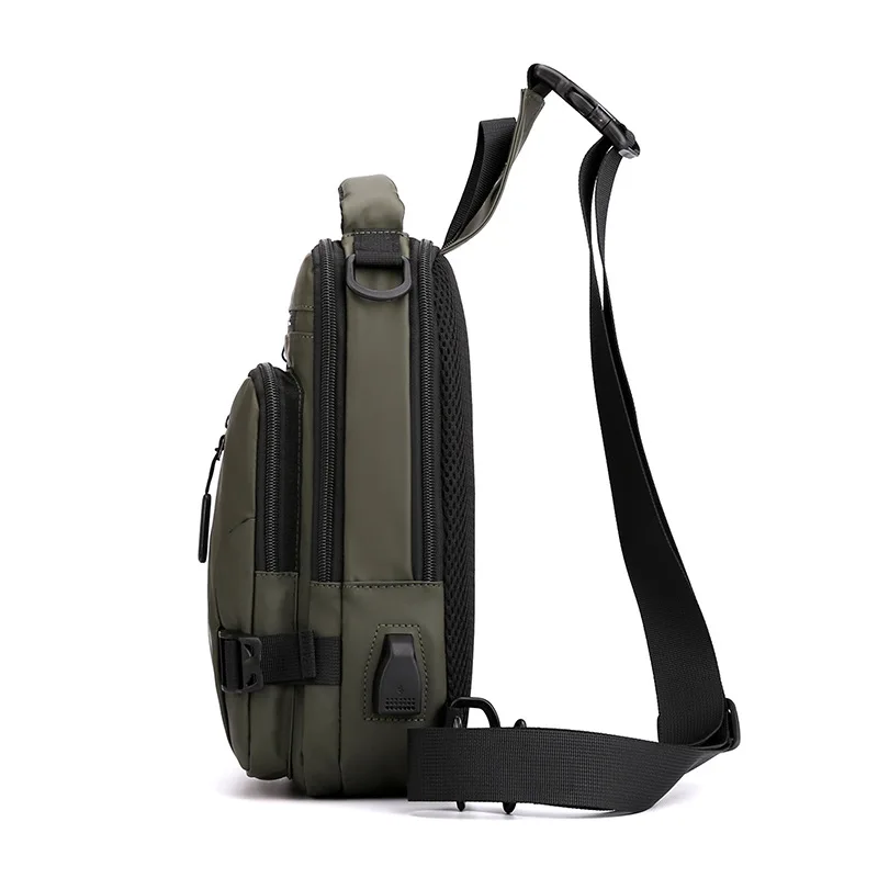 Fashion Multifunction Men\'s Shoulder Bag Outdoor Sling Crossbody Bags For Male Travel Trend High Capacity Sport Chest Bag