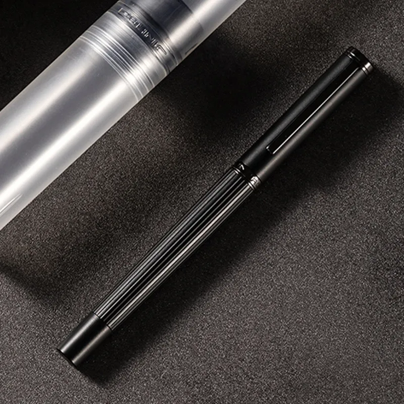 

Jinhao 88 Series Fountain Ink Pen Black Sea Design Elegant Metal Barrel & Clip Fine Nib Writing Signature Office School F257