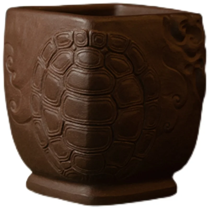 Yixing Zisha Cup Fujia Master Cup Handmade Teacup Tea Cup Kung Fu Tea Cup Purple Clay Teapot Tea Set