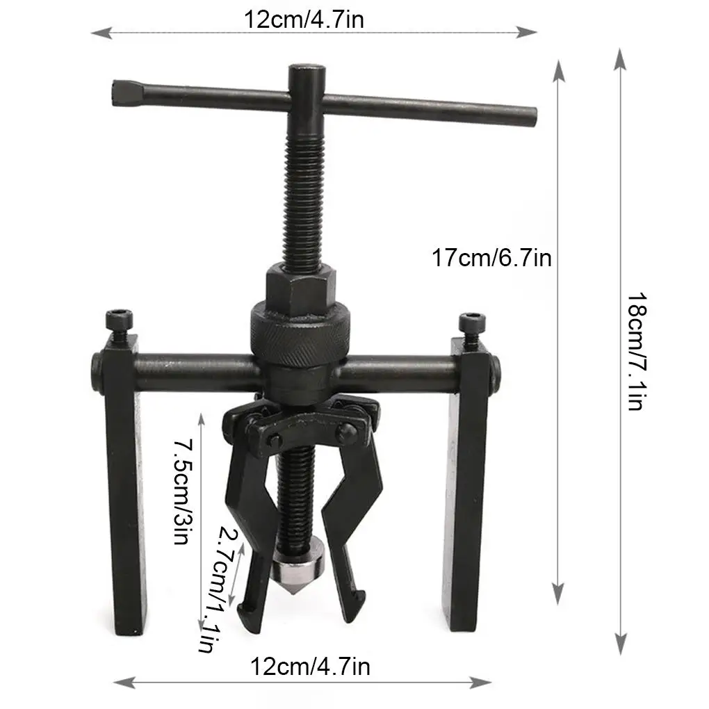 Car Inner Bearing Puller 2 Jaw Gear Extractor Automotive Repair Tool Labor-Saving Car Separation Bearing Device Removal Tool