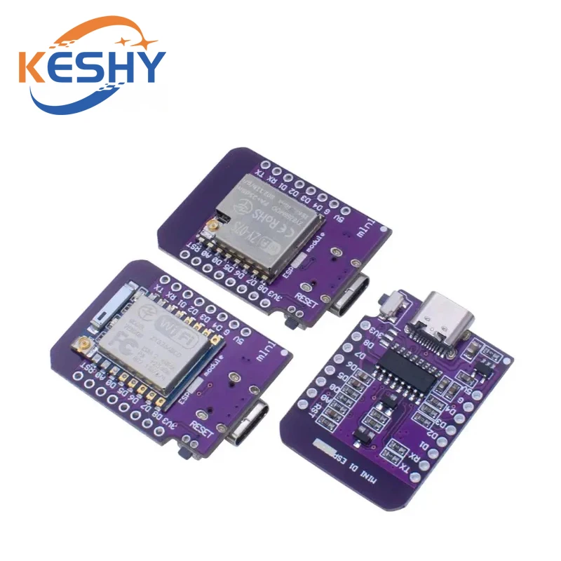 D1 Mini TYPE-C ESP8266 ESP-07/07S CH340G USB D1 Mini WIFI Development Board D1 Mini NodeMCU Lua IOT Board 3.3V With Pins