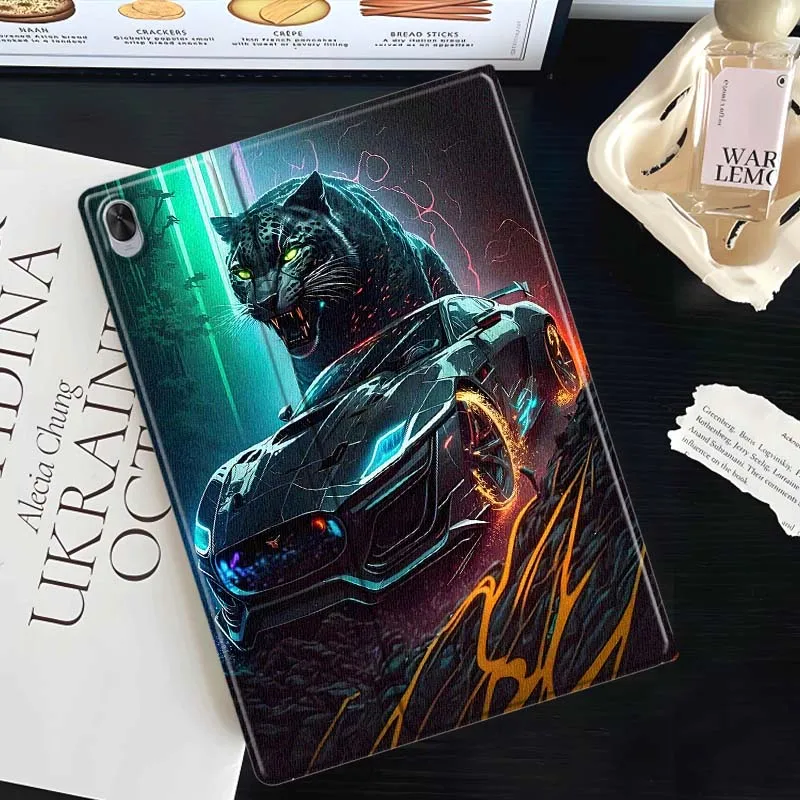 Cyber Panther Sports Car Soft For Huawei MediaPad 11 M5 M6 ES Pro M5Lite Honor Pad V7 V8 X7 X8 X9 GT Pro Tab Tablet Case