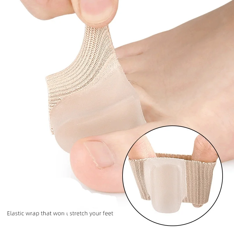 1/10Pcs Gel Toe Separators  Corrector Bunion Corrector for Overlapping Toe Silicone Toe Spacers for Hallux & Bunion Pain