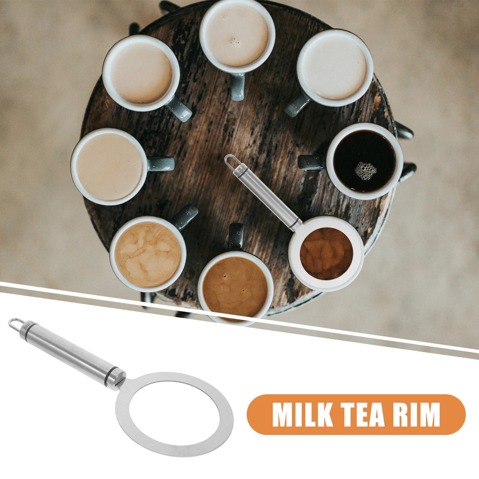 

Milk Tea Cup Rim Stainless Steel Protective Ring Cover for Cafe Bakery Use Easy Clean Baking Cup Gasket Tool Accessory