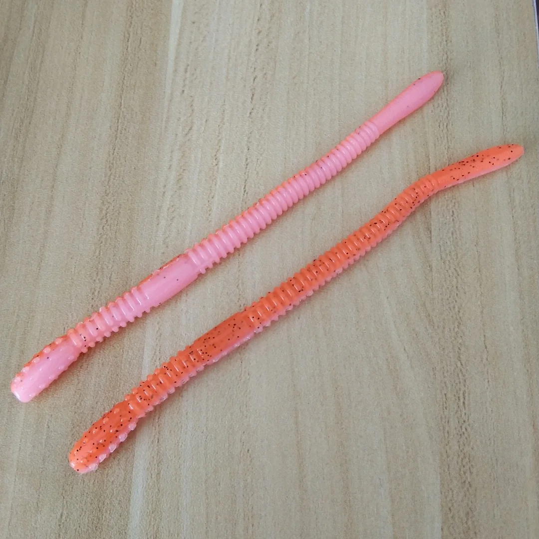 20 قطعة 13 سنتيمتر/3.6 جرام 10 سنتيمتر/1.8 جرام لينة الذيل الصيد إغراء الموضوع مزيج اللون سيليكون لينة إغراء مريب رائحة الاصطناعي الصيد السحر