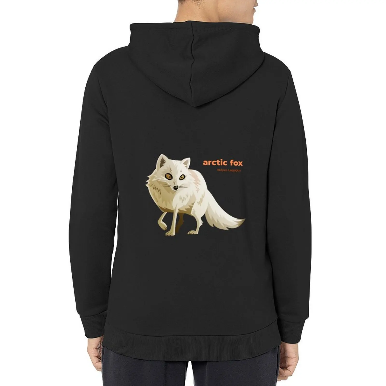 

Arctic Fox (Vulpes Lagopus) Hoodie aesthetic clothing mens clothing men's autumn clothes male clothes oversized hoodie