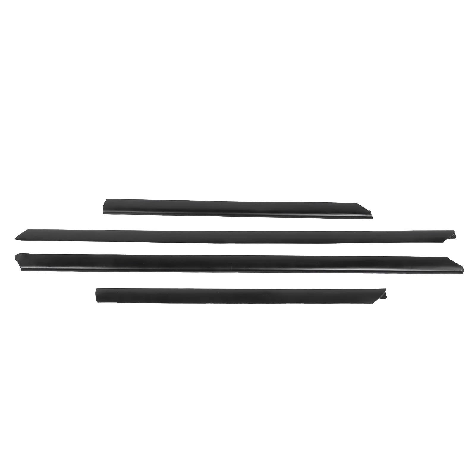4Pcs Interior Door Strip Trim Rubber Protective Cover Decoration Fit for A4/A4 Avant