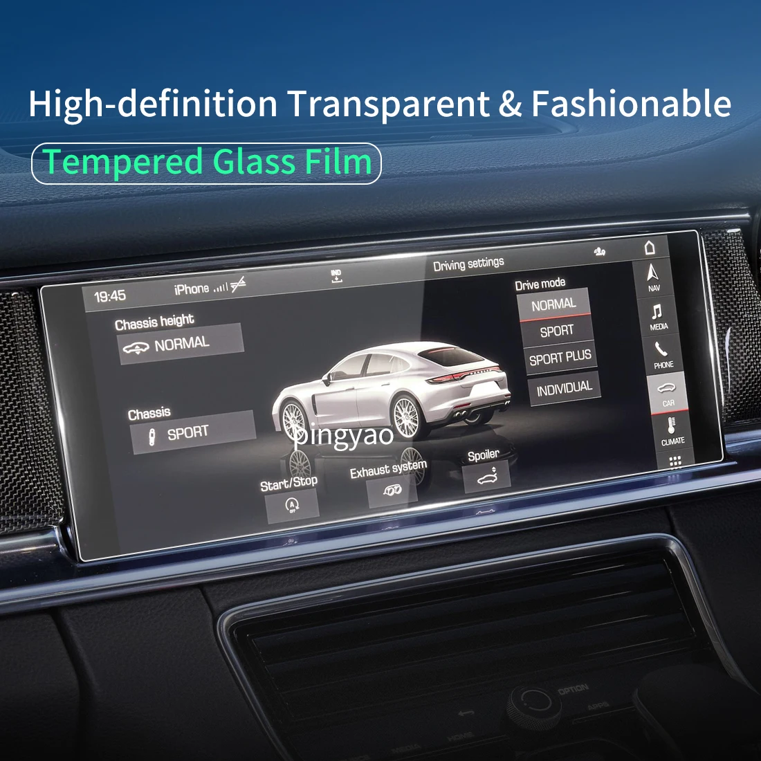 For Chevrolet Panamera 23 Screen Protector Tempered Glass Protective Film Carplay Panel Media Video Car Auto Interior Accessory