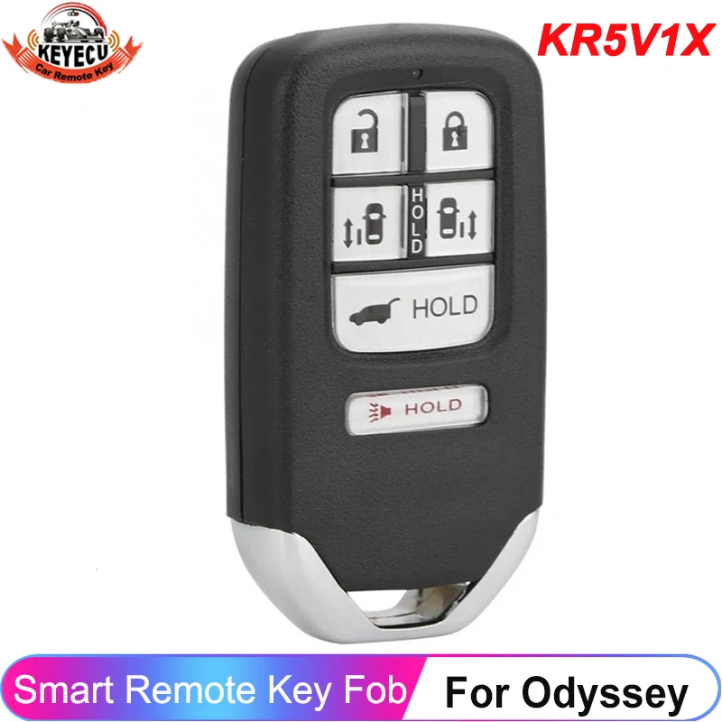 

KEYECU 6 кнопок KR5V1X для Honda Odyssey 2014 2015 2016 2017 умный пульт дистанционного управления 313,8 МГц ID47 чип брелок A2C 83158300