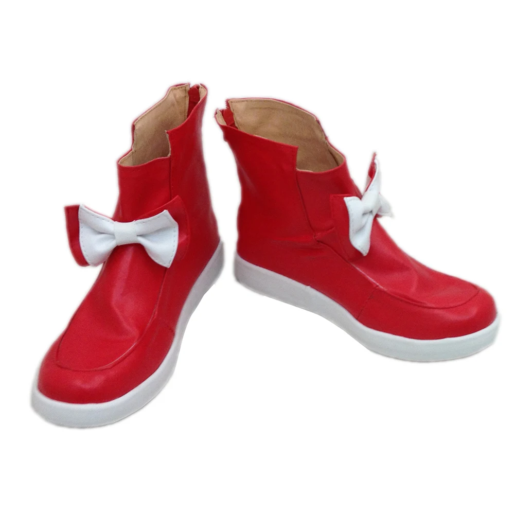 Brdwn 東方プロジェクト レディース フジワラのモコウ パチョリ ナレッジ ショートブーツ ちょう結び カスタムシューズ