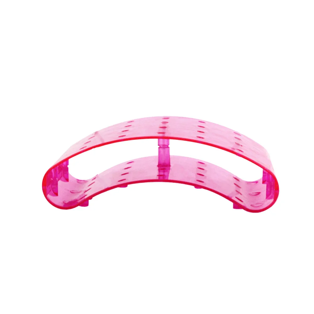 رف حامل عرض مصاصة بلاستيكي لتزيين حفلات الزفاف وحلوى الكب كيك وسهل التجميع والتخزين