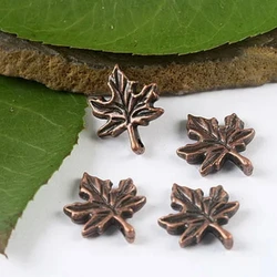 45pcs 17.2x13.5x2.3mm copper-tone maple leaf charms H2148