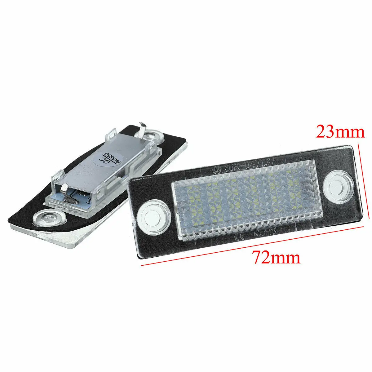 2PCS 18 LED License Number Plate Light For VW Golf MK4 Transporter T5 Caddy Car Lights Parts Automobiles Accessories