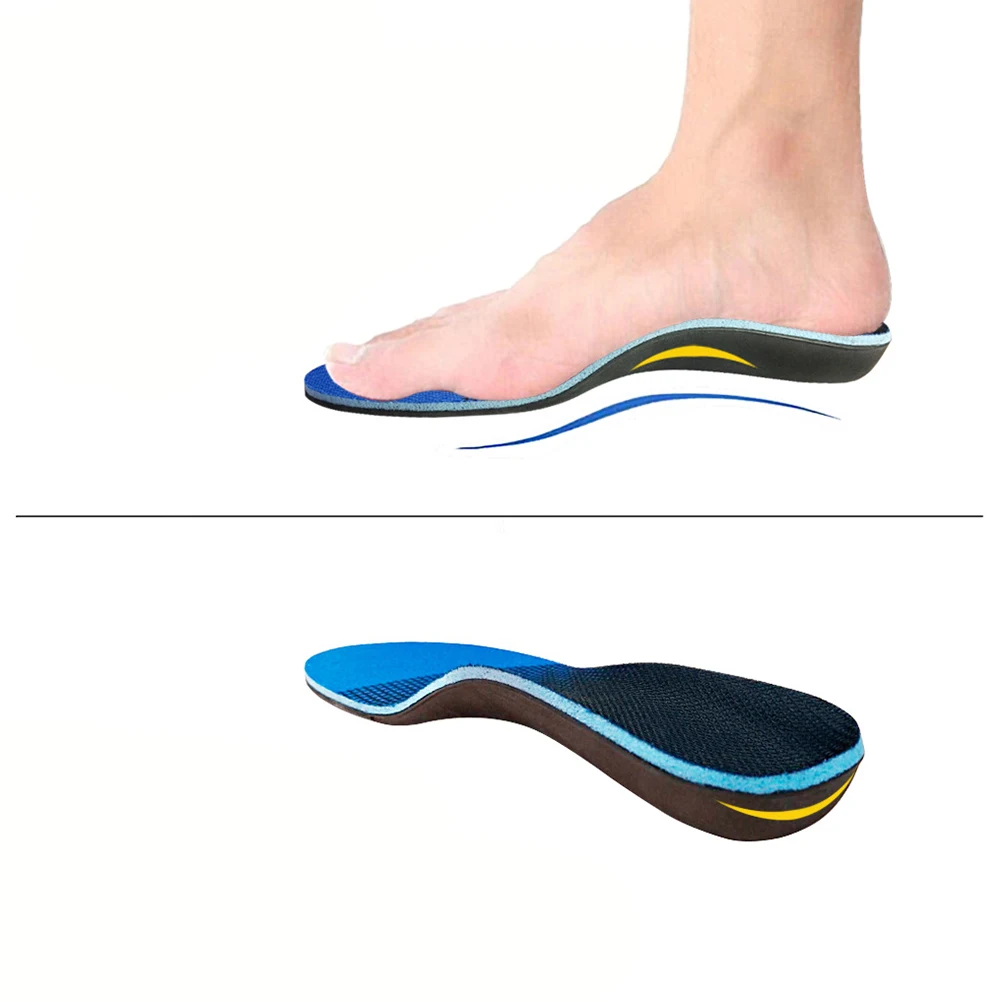 

1Pair Flatfoot Orthotic Insoles Lightweight Eva Cushions Arch Support for Long-Term Standing Walking Posture Correction Relief