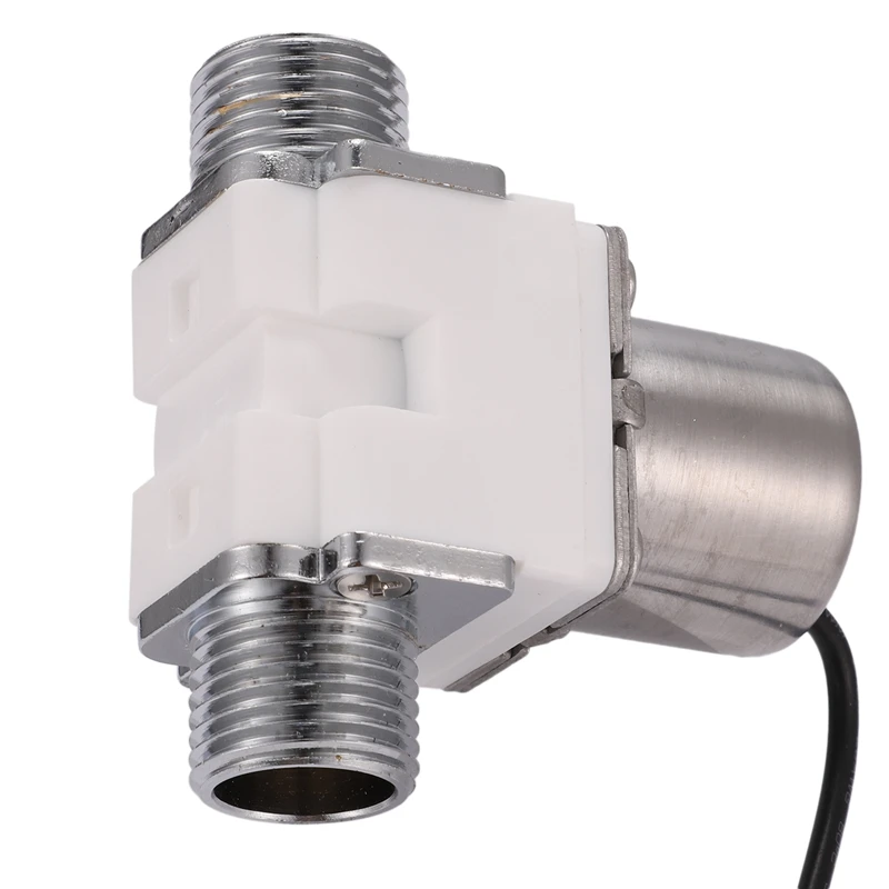 ABGR-صمام الملف اللولبي 1/2 بوصة DC4.5V التحكم في المياه الكهربائية نبض البلاستيك الملف اللولبي صمام التبعي