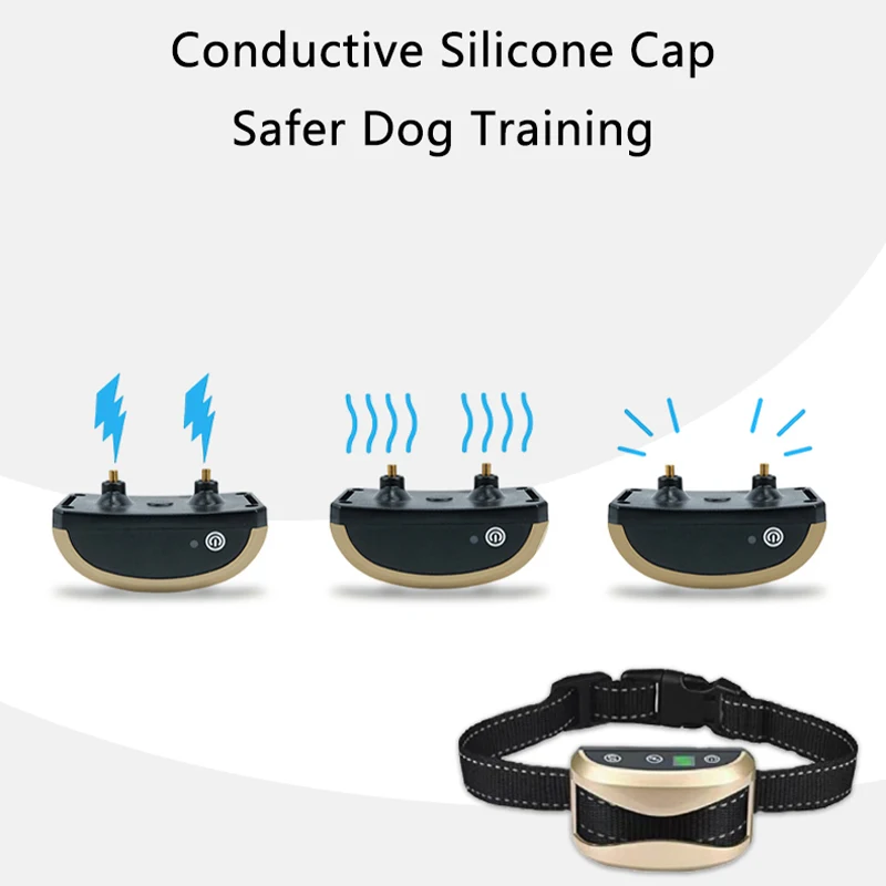 Dog Shock Collar Electric Pet Wireless Fence Waterproof Anti Runaway Up to 3 Dogs Outdoor Pet Containment Rechargeable System