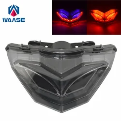 waase For Kawasaki Ninja 250 300 EX300 2013 2014 2015 2016 2017 Rear Taillight Tail Brake Turn Signals Integrated Led Light