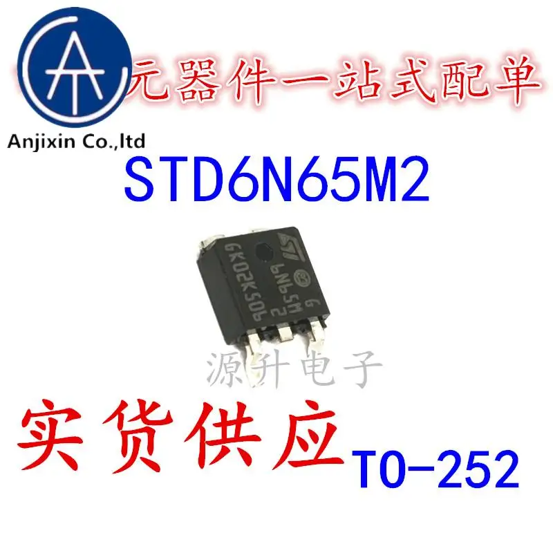 20 Chiếc 100% Orginal Mới STD6N65M2/6N65M2 Hiệu Ứng Trường MOS Ống SMD Đến-252