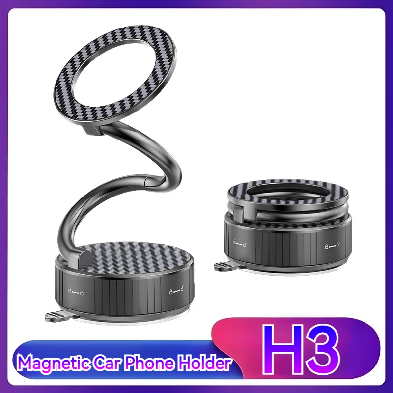 

Автомобильная магнитная подставка на присоске S-образной формы, складная, с регулируемым углом для телефонов, вращающийся на 360° стол, крепление на приборную панель, домашнее путешествие, использование