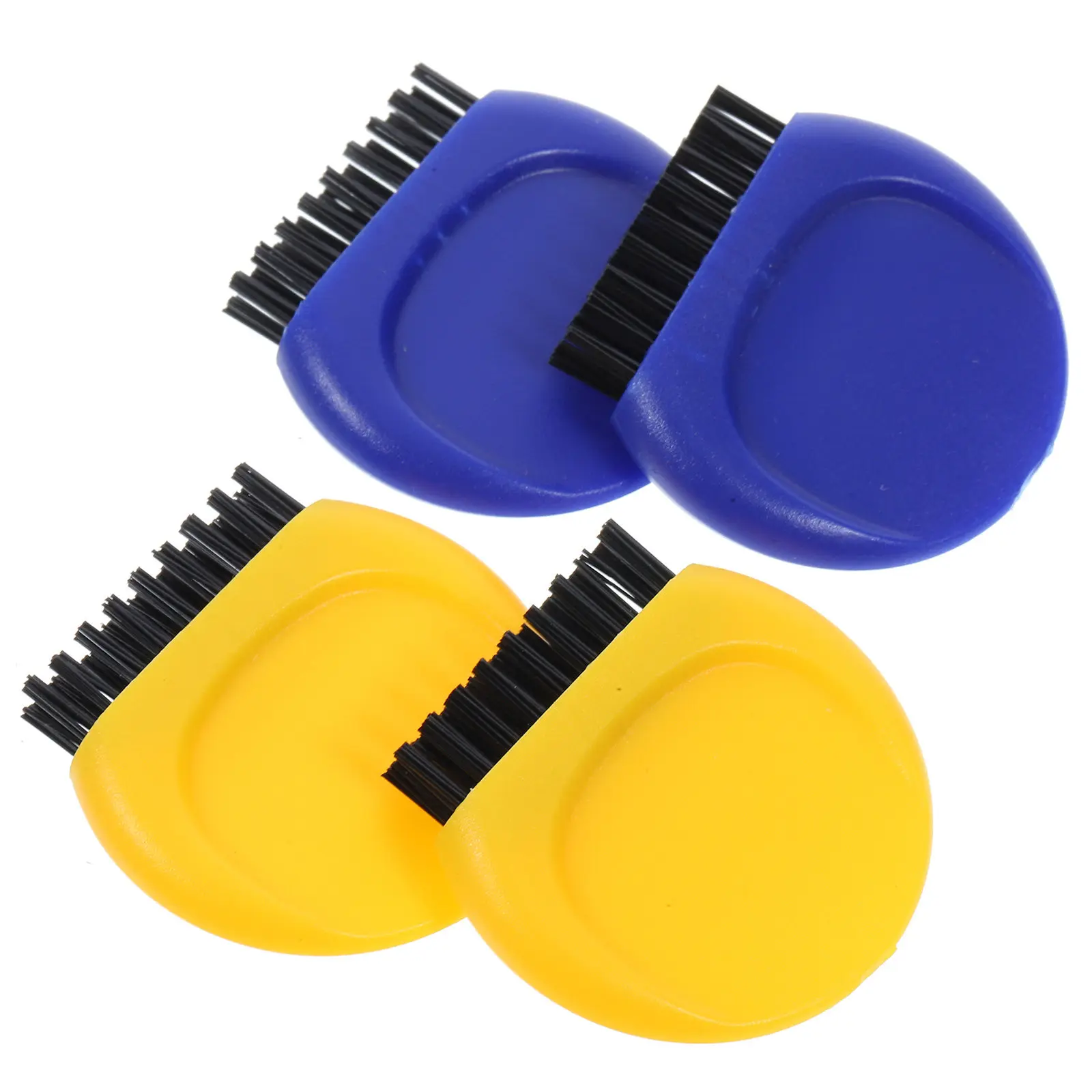 

Набор из 4 щеток для гольфа: пластиковые, нейлоновые, легкие, портативные, для чистки мячей, ти-болов и инвентаря для тренировок