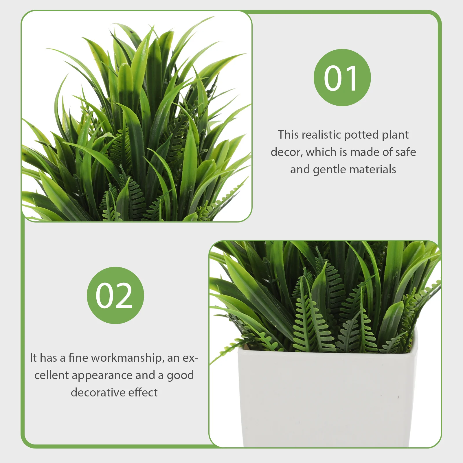 

4Pcs Fake Potted Plants Artificial Bonsai Mini Desktop Plant Decor Home Office Faux Greenery Ornaments Fake Small Plant