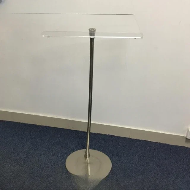 Detachable Acrylic Pulpit with Steel stand, Acrylic Podium, Acrylic Lectern