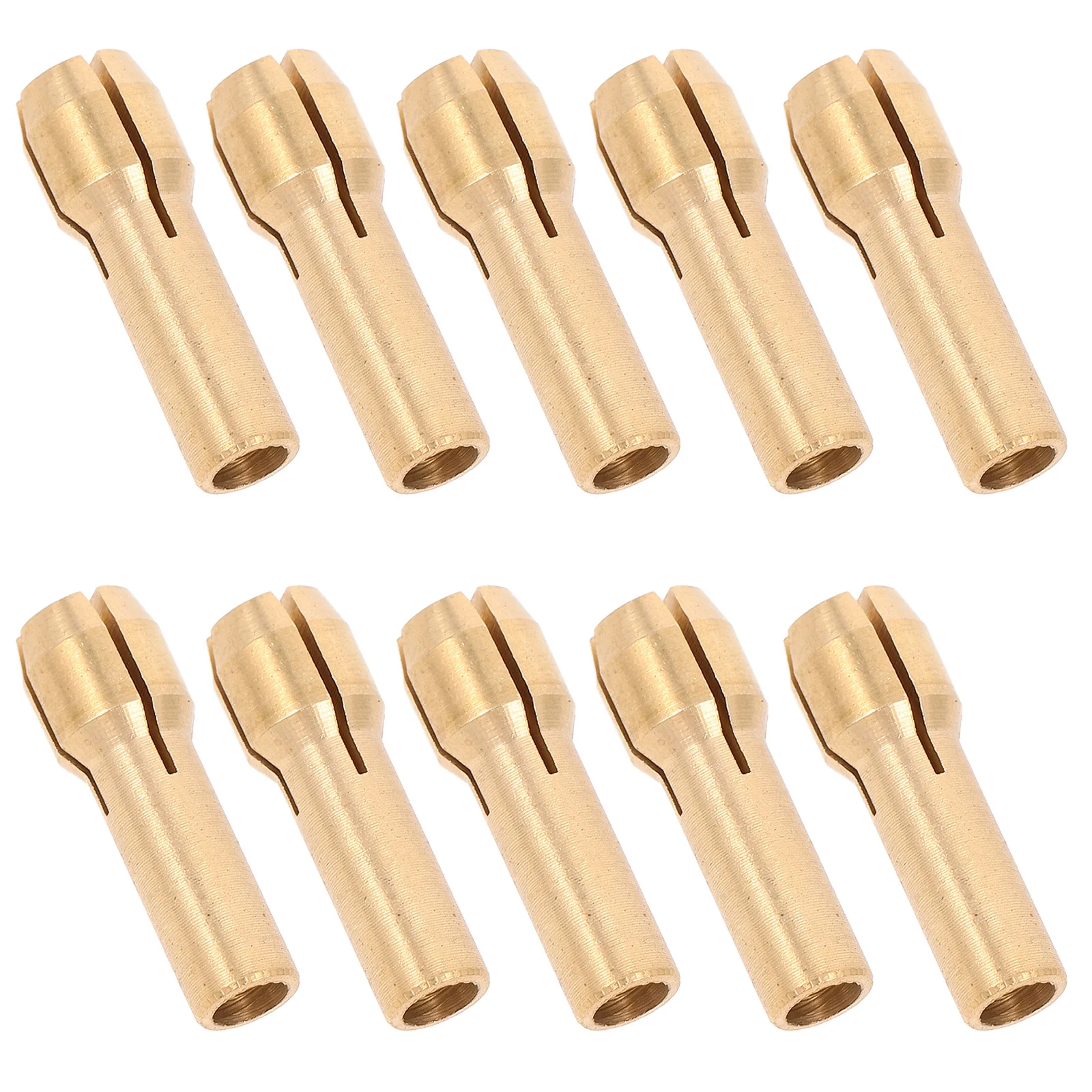 

10Pcs Electric Drill Chuck Set Brass Collet 0.5-4.3mm Precision Rotary Tool Holder for Engraving Crafting Jewelry Making