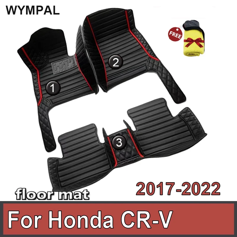 Коврики, автомобильные коврики для Honda CR-V CRV RW 5th Gen 2022 2021 2020 2019 2018 2017, автомобильные аксессуары, пользовательские чехлы, коврики для ног