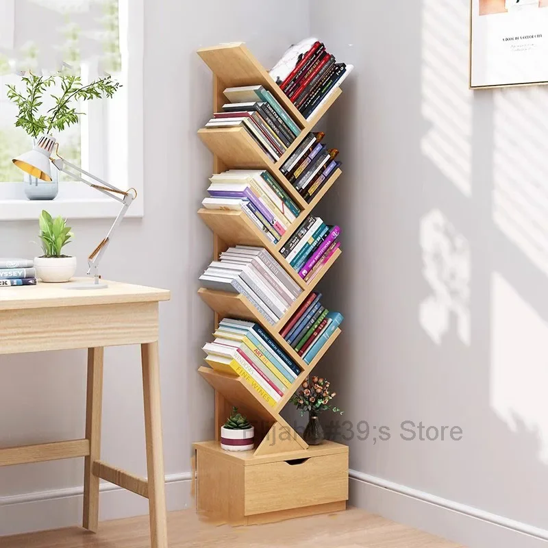 Modern Bookcases Nordic Mainstays Closet Living Room Cabinets Display Wall Storage Libreria Estanteria Space Saving Furniture