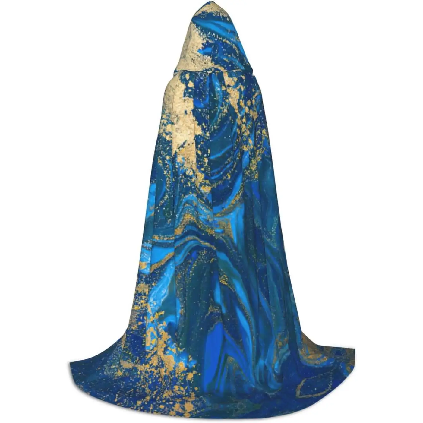 

Abstract Marble Stone Print Hooded Cloak for Women Men Ultimate Halloween Costume3060111547672162Perfect for Role Play Parties
