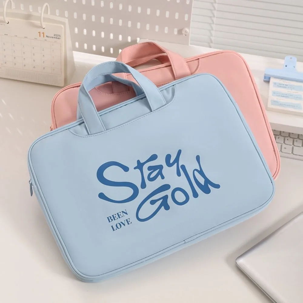 

Portable Laptop Sleeve Cover Bag Soft Case Waterproof Computer Protective Case Thin Korean Style Notebook Sleeve Pouch