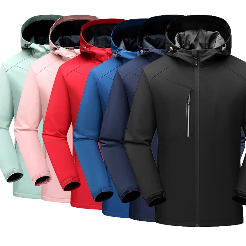 

Fleece-Lined Thickened Men's Hooded Jacket