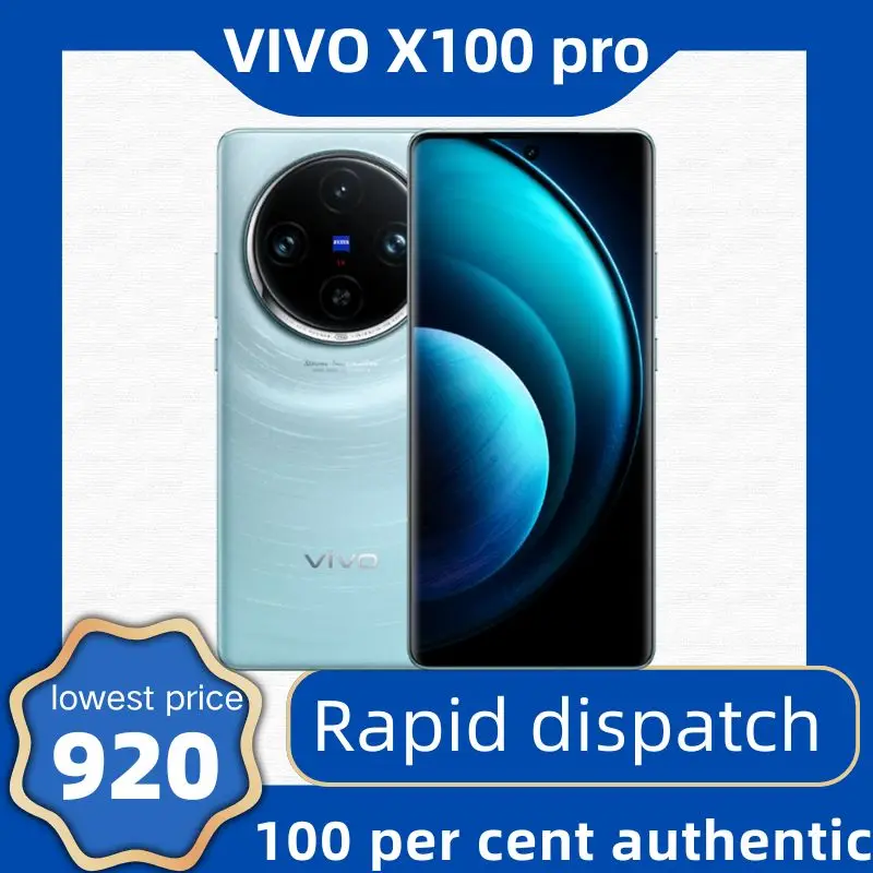 Original New VIVO X100 Pro 5G Smart Phone 6.78inch 120HZ 100W Charger 50MP Camera MTK Dimensity 9300 NFC 5400 mAh OTA