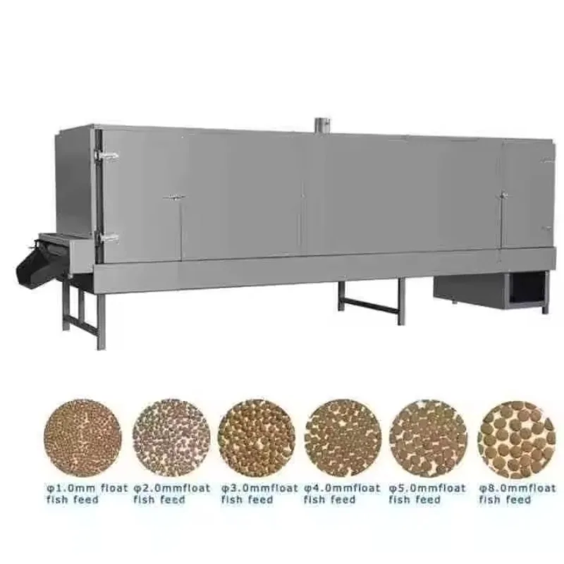 Industrial Precision Reliable Automatic Stainless Steel Floating Fish Feed Pellet Extruder Making Machine
