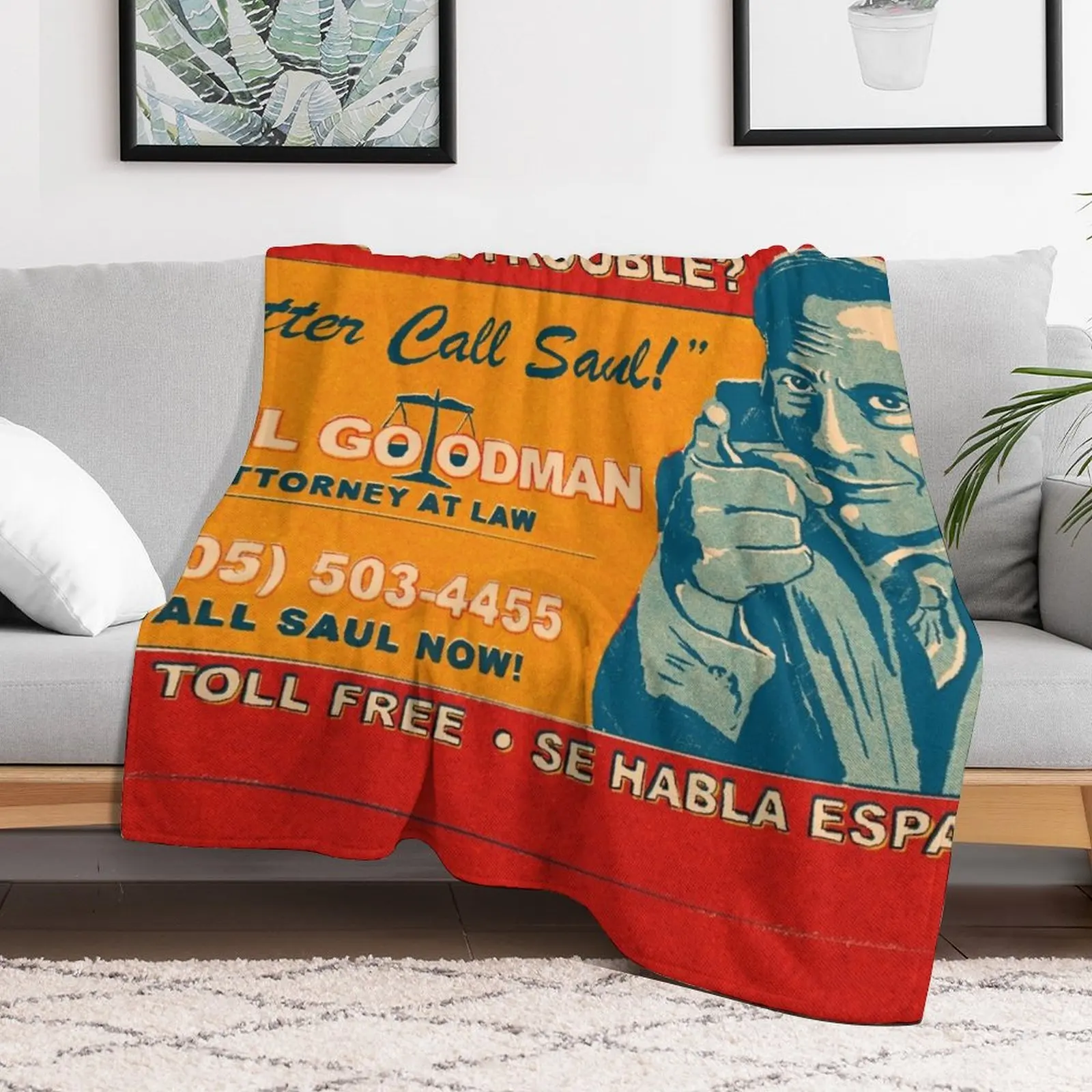 

Better Call Saul Legal Trouble Throw Blanket blankets and throws Quilt Hairy Blankets