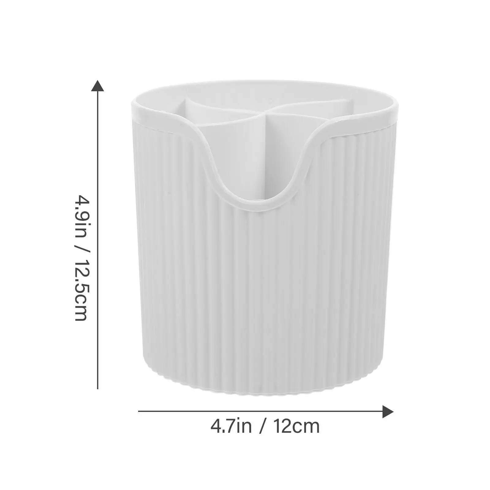 Premium Make-up Pinsel Organizer mit Großer Öffnung Desktop-Halter für Make-up Stifte Eyeliner Nagelkunst-Zubehör Kompakter Schminktisch-Organizer