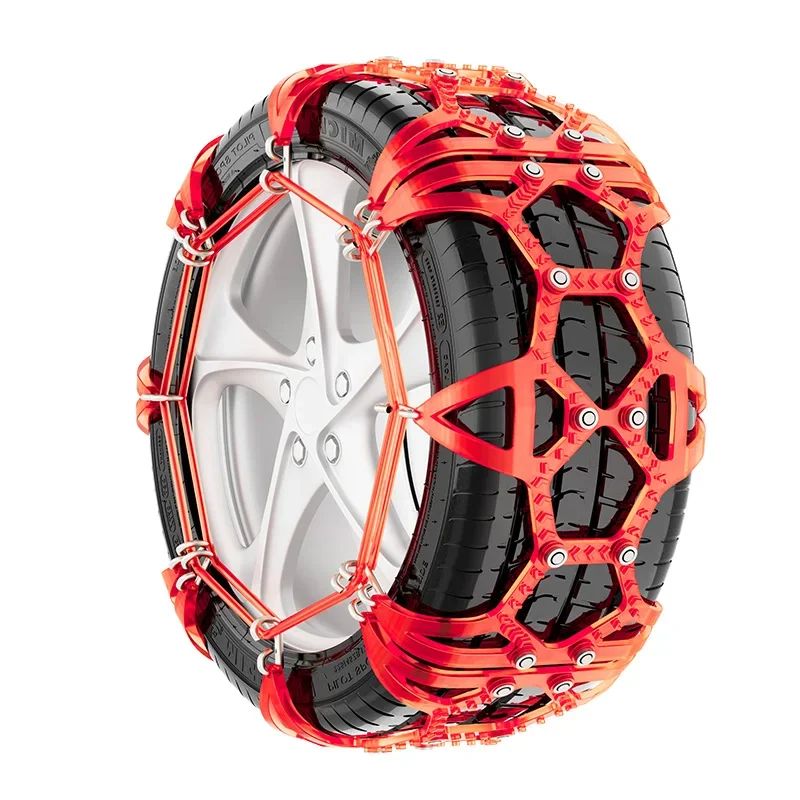 Tire Chain Snow Oxford TPU Thickened 5.1cm All Terrain Tire Chain For Trucks, Construction Vehicles, Trailers