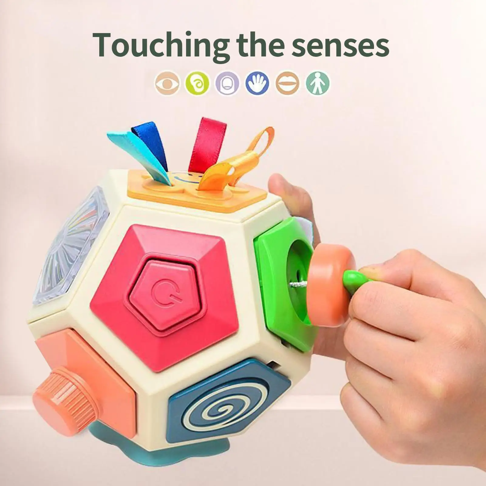 Cubo ocupado cubo sensorial brinquedos para criança brinquedos educativos fidget para viagens pré-escolar restaurante homeschool igreja sala de aula