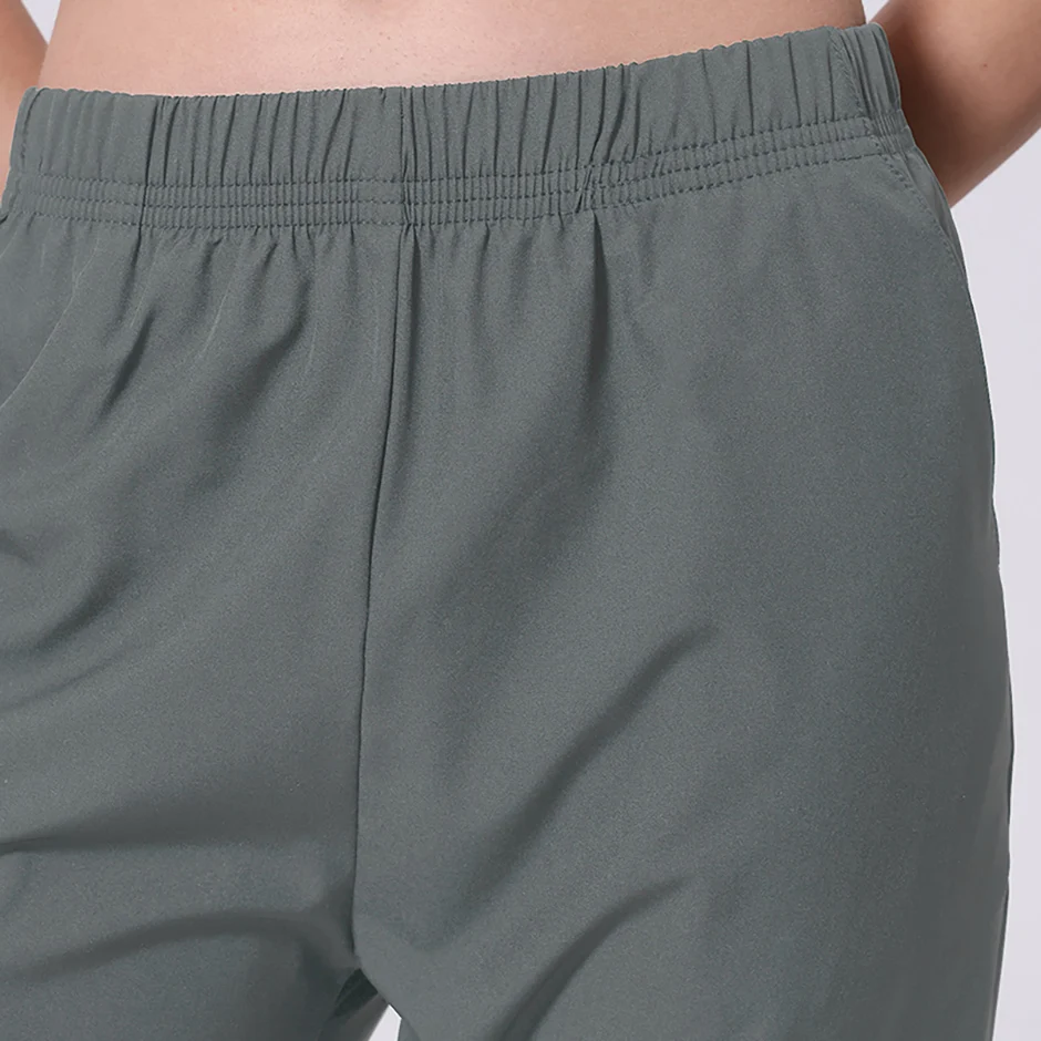 Damen Lange Hosen mit Beinbündchen Frühling und Sommer Knöchellange Hosen Einfarbig Casual Täglich Sport Bequem und Modisch – Detail 9