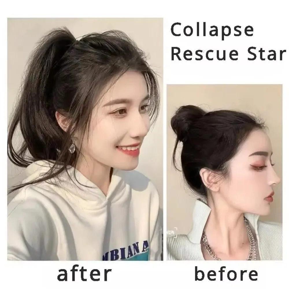 New Invisible Fluffy Hair Pad High Temperature Fiber Insert Comb Wig Cushion Fluffy Hair Clip Women's Styling